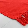 Tapis en coton rouge 120x170 Voir les images du produit 2