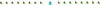 A row of abstract green and blue shapes against a white background. Produktbild-Vorschau