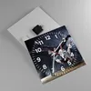 Wanduhr - Quadrat - Glasuhr - Tänzer Mode Flip Mädchen - Produktbild-Vorschau 2