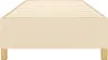 vidaXL Boxspringbettgestell Creme 90x200 cm Stoff Produktbild-Vorschau 5