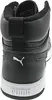A rear view of a black Puma sneaker with a white sole. Podgląd zdjęcia produktu