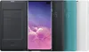 A Samsung Galaxy S10 Plus phone with a book-style case in various colors. Podgląd zdjęcia produktu