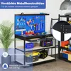 COSTWAY Pracovní stůl Pracovní stůl, pracovní stůl na Náhled obrázku produktu 4