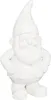 A white ceramic garden gnome figurine. Náhľad obrázku produktu