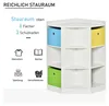 HOMCOM Kinderregal Eckregal mit 3 Aufbewahrungsboxen Produktbild-Vorschau 5