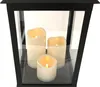 XXL Deko Laterne 60 cm mit 3 LED Kerzen flackernd Timer Produktbild-Vorschau 4