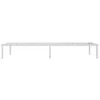 vidaXL Rama łóżka metalowa biała 107x203 cm Podgląd zdjęcia produktu 6