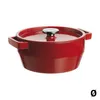 PYREX Slow Cook Bratentopf rund, mit Deckel, ø: 200 mm, rot Produktbild-Vorschau 7