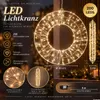 LED Lichterkranz Ø 30 cm mit 200 LEDs Warmweiß, Produktbild-Vorschau 2