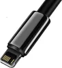 Baseus Tungsten Gold USB-A vers Lightning 2,4A, 2m - Noir Voir les images du produit 5