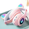 Bezdrôtové Slúchadlá Mačacie Uši Svietiace Rgb Bluetooth Náhľad obrázku produktu 8