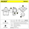RIDEX 78B1206 Bremssattel Vorne Links Vorne für SUZUKI Produktbild-Vorschau 6