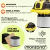 MONZANA® Nass Trockensauger 30L 2200W + Steckdose Produktbild-Vorschau 5