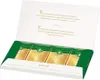 An open box of Merci chocolate bars, with text on the inside lid. Produktbild-Vorschau
