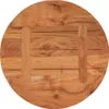 The underside of a round wooden table top. Náhled obrázku produktu
