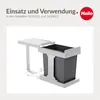 Pojemnik wewnętrzny Hailo 1220969 szary 20 L 316 x 226 x Podgląd zdjęcia produktu 4