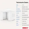 ONBEST Pavillon 3x3 | Wasserdicht | faltbar | Grau | mit Produktbild-Vorschau 10