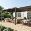 sweeek - Vordach 4m für Pergola Palace Aluminium und Produktbild-Vorschau 4