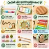 Houten loopwagentje – Loopwagentje voor baby's | 38 x 32 x Productafbeelding-voorbeeld 3
