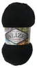 100g Strickgarn ALIZE BURCUM, 100% Polyacry, black Produktbild-Vorschau