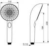 Hansa 47330100 Handbrause HANSAAURELIA 4733 Produktbild-Vorschau 2