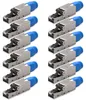 NEXMEX 12x Netzwerkstecker Cat 8 CAT8.1 RJ45 Stecker Produktbild-Vorschau 1