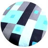 2 tlg Winter Bettwäsche Thermo Fleece 135x200 Türkis Grau Produktbild-Vorschau 2