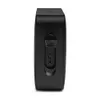 Side view of a black JBL GO Essential portable speaker. Voir les images du produit
