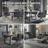 ML-Design jídelní židle otočné sada 4 antracitových židlí Náhled obrázku produktu 6