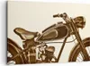 Bild auf Leinwand - Leinwandbild - motor retro - 120x80cm - Produktbild-Vorschau 1