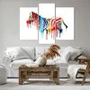 Bild auf Leinwand - Leinwandbild - Zebra Detail digital Produktbild-Vorschau 6