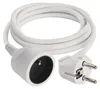 Prodlužovací kabel 1,5 m / 1 zásuvka / bílý / PVC / 1 mm2 Náhled obrázku produktu