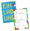 Einladungen Bunte Bausteine inkl. Kuverts, 5 Stk. Produktbild-Vorschau 5