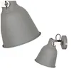 Kinkiet lampa Italux Vidal LED industrialny szary Podgląd zdjęcia produktu 2