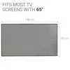kwmobile 65" TV Abdeckung Indoor - Fernseher Hülle Produktbild-Vorschau 10