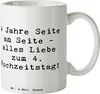 Mr. & Mrs. Panda Kaffeetasse Spruch 4. Hochzeitstag Produktbild-Vorschau 1