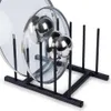 Excellent Houseware Teller- und Deckelhalter, Metall, Produktbild-Vorschau 3