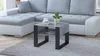 MATKAM Couchtisch KAJA H50 x B60 x T63,6 cm, offene Ablage Produktbild-Vorschau 2