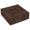 vidaXL Couchtisch Braun Eichen-Optik 100x100x40 cm Produktbild-Vorschau 4