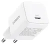 Chargeur Mural Ugreen X512 20 W GaN 1x USB-C Blanc Voir les images du produit 3