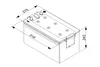 BOSCH T5 Starterbatterie 12V 225Ah 1150A/EN D6 LKW Batterie Produktbild-Vorschau 4