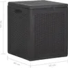 vidaXL Contenitore da giardino 90 L Nero PP Rattan Anteprima dell’immagine prodotto 10