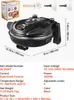 Elektryczny piec do pizzy VEVOR o mocy 1200 W z kamieniem Podgląd zdjęcia produktu 7