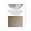 MuchoWow® Mauspad Mousepad Geometrische Formen - Produktbild-Vorschau 1