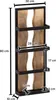 Półka ścienna 30x80x10 cm mango lite drewno / metal półka Podgląd zdjęcia produktu 3