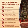 Spielwerk Calendario dell'Avvento Legno Riutilizzabile 24 Anteprima dell’immagine prodotto 8