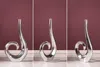 riess-ambiente Moderne Vase WAVE 47cm silber Aluminium Produktbild-Vorschau 3