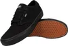A pair of black Vans shoes on a white background. Voir les images du produit
