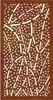 vidaXL Záhradná dekorácia na stenu 105x55 cm Corten Steel Náhľad obrázku produktu 3