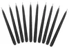 Stabkerze matt, schwarz, 24cm (1 Packung / 10 Stück) Produktbild-Vorschau 6